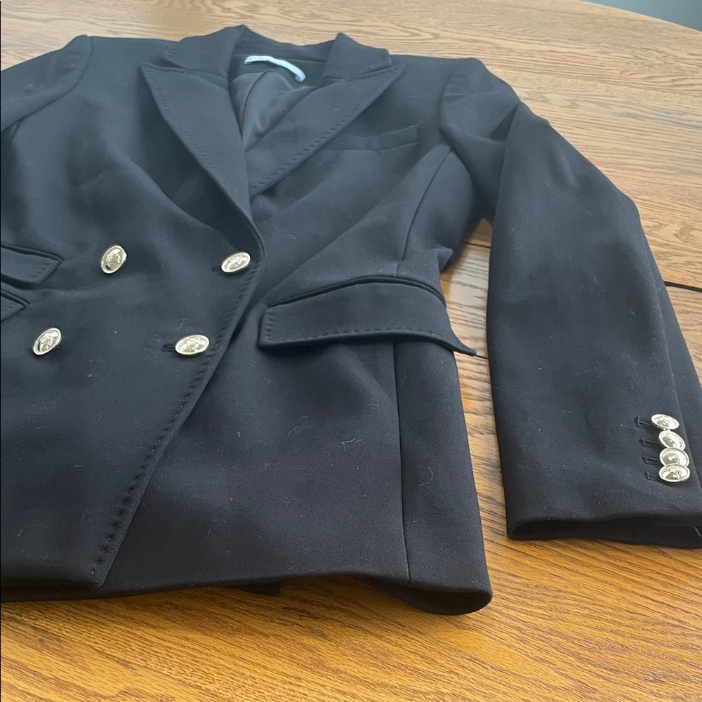 ANTONIO MELANI Black Double-Breasted Blazer - Picture 3 of 6